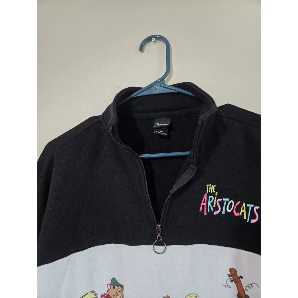 Aristocats 1/4-Zip Embroidered Long Sleeve – Women's XS – Disney BoxLunch Exclus